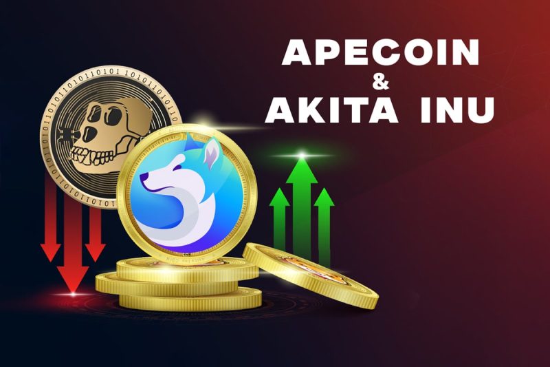 ApeCoin and Akita Inu: Akita Inu records a new weekly low