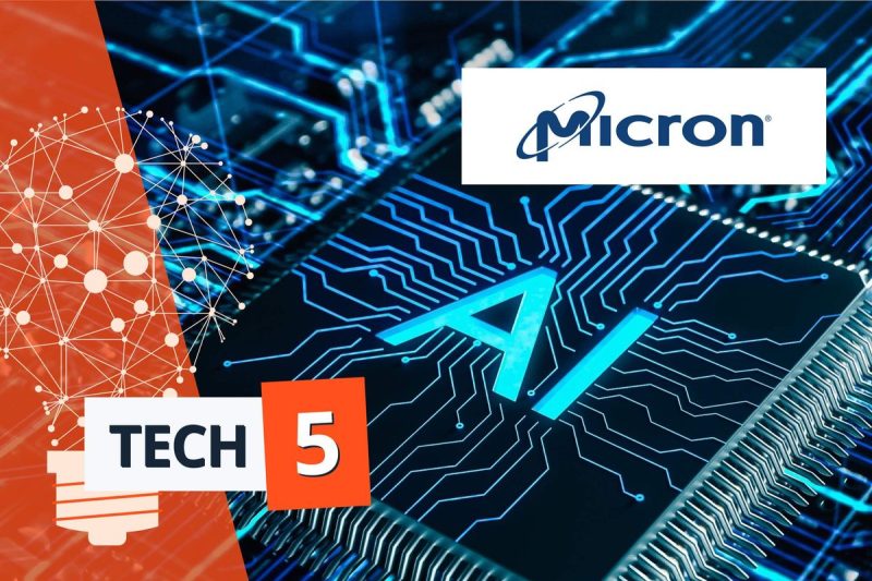 ​Tech 5: Micron Shares Spike on AI Demand, OpenAI Speculation Swirls