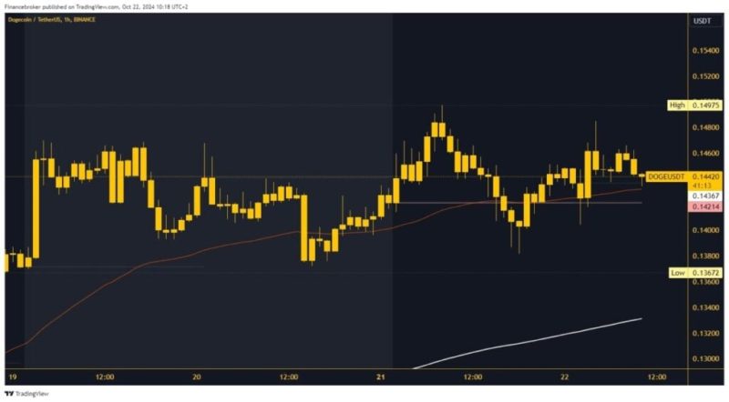 Dogecoin and Shiba Inu: Dogecoin in sideways consolidation