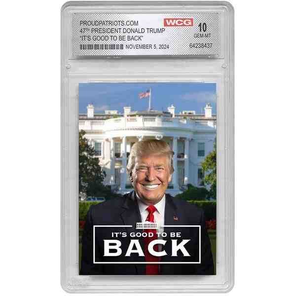 Trading Card 47th President Donald Trump