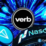 Nasdaq-Listed Verb Announces $558M TON Treasury; VERB Stock Jumps 100%